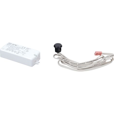 Aric – Interrupteur miniature sensitif pour luminaire salle de bain – Tête déportée – Installation facile dans espaces confinés (1/4)