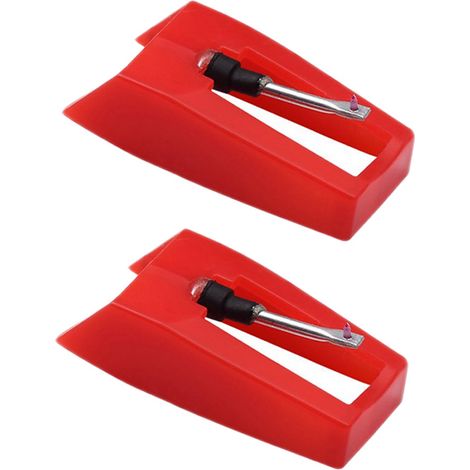 2 Pièces Aiguilles de Platine Vinyle, Stylus de Remplacement pour Tourne-disques et Lecteurs Vinyle (1/5)