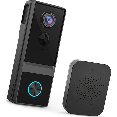 Interphone vidéo à installation rapide, sonnette de surveillance ABS pour la sécurité-AquaForge