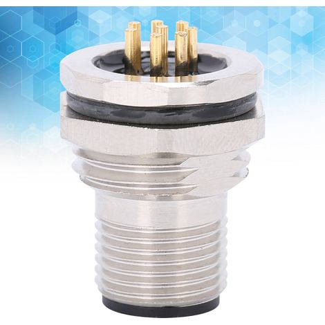 M12-F1-P8 wasserdichter rückseitiger Stecker F1 M12 (1/5)