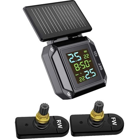 Monitor de presión de neumáticos, alertas en tiempo real, sensores externos, M04 Int Derecha (1/2)