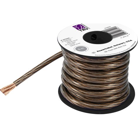 TRU COMPONENTS 1572240 Massekabel 1 x 6 mm² Schwarz 5 m