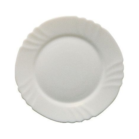 Plato Mesa Postre 20Cm Ebro Blanco Cristal Bormioli