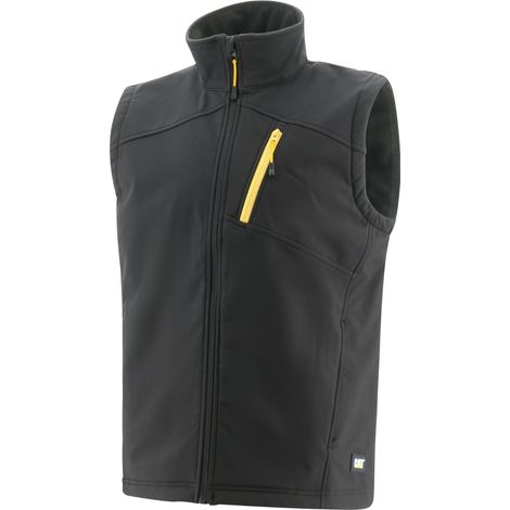 CAT Softshell Weste Essential Schwarz Größe M