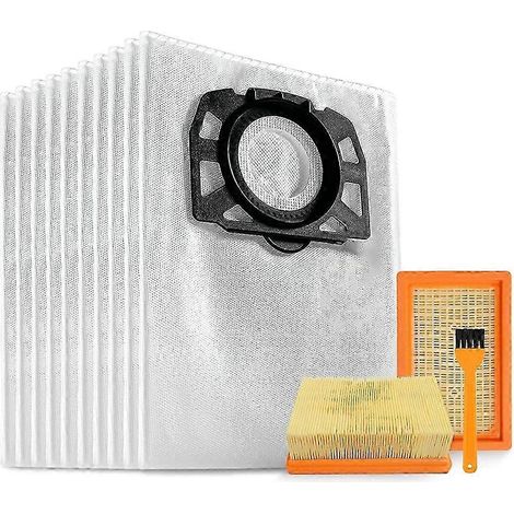 Sacs pour aspirateur Karcher WD4, WD5, WD6, WD5P et WD6P avec 2 filtres KFI 4410 - Compatibles avec 10 filtres KFI 4 (1/5)
