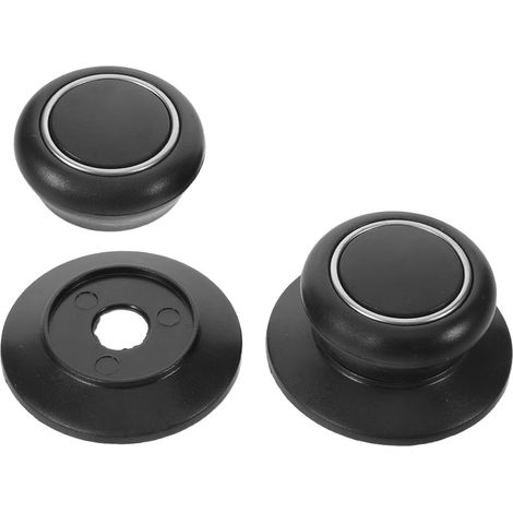 2 pomos para tapas de ollas, mangos ergonómicos de material resistente al calor y anti-quemaduras para tapas de sartenes y utensilios de cocina. (1/3)