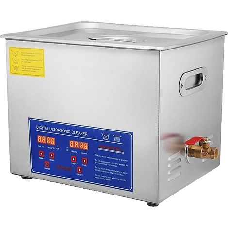 Nettoyeur Ultrasonique, Nettoyage en Profondeur, Design Convivial, 15L (1/2)