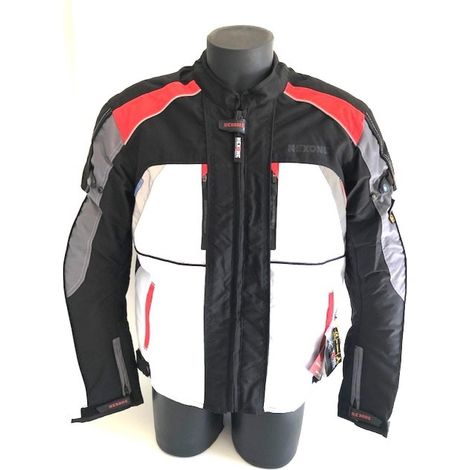 Blouson pour moto Nexone Giovanni taille M noir/rouge/blanc (1/3)
