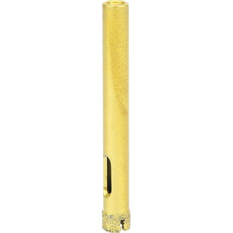 Lot de 10 emporte-pièces brasés or de 8 mm pour carreaux de verre, de céramique et de granit (1/4)