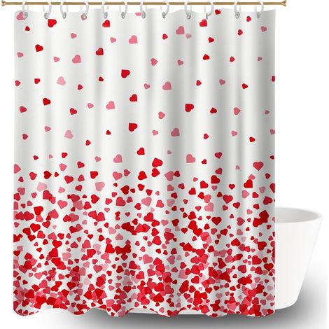 Rideau polyester pour douche 180x180 Élégant polyester pour salle de bain pour une déco unique (1/5)