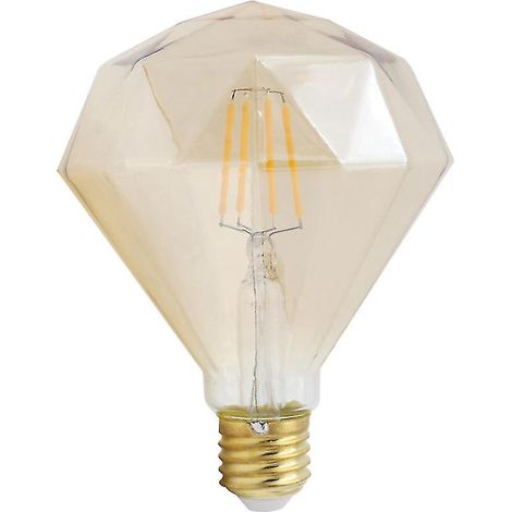 ampoule E27 en forme de diamant