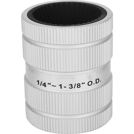 Outil à chanfreiner et ébavurer pour tubes en acier inoxydable - Alésoir intérieur/extérieur 1/4 à 1 3/8 pouce (1/5)