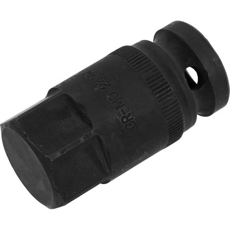 Sealey SMC37 Motorcycle Spindle Socket 1/2"Sq Drive H24 (1/2)