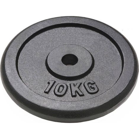 TRADE SHOP - Disco In Ghisa Per Bilanciere Manubri Peso Da 10kg Foro 25 Mm Gdc Allenamento - (1/2)