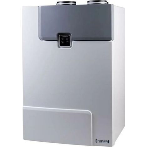 PluggEasy Appareil de ventilation de salon ASPV2.0 avec récupération de chaleur pour montage mural, ASPV2.0