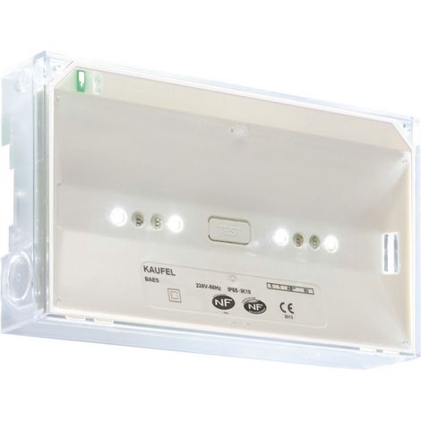 Kaufel – Bloc ambiance étanche LED 380 lumens – Consommation 0.5W – Installation rapide sans outils – Pour espaces variés (1/2)