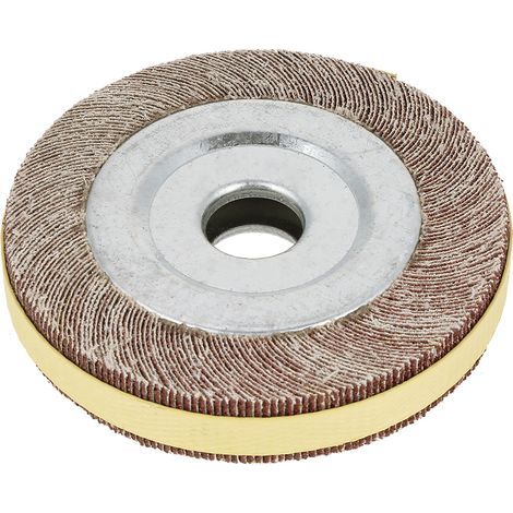 Meule à lamelles 150 mm alésage 25 mm pour meuleuse d'angle – Disque abrasif métal robuste pour ponçage, décapage et finition professionnelle (1/5)