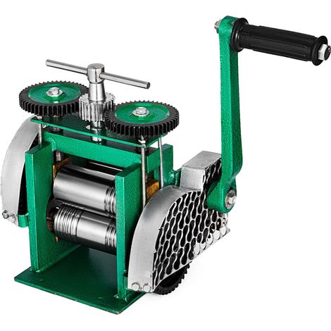 Machine à laminoir à main pour bijoux, largeur 85mm, rouleau plat, outil de pressage artisanal, DIY (120x55mm) (1/5)