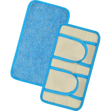 Compatible avec les accessoires pour balais à franges en microfibre Swiffer Sweeper, pour utilisation à sec ou humide lingette de rechange pour tête de balai plate. (1/5)