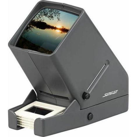Visionneuse mobile de diapositives, négatifs à grossissement x3 et LED