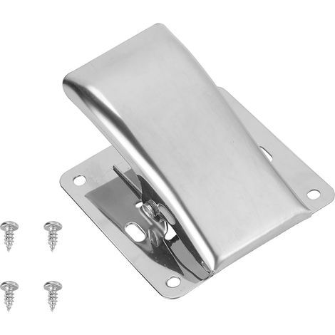 Pince à filet de poisson en acier inoxydable avec vis de fixation pour planche de nettoyage (1/5)