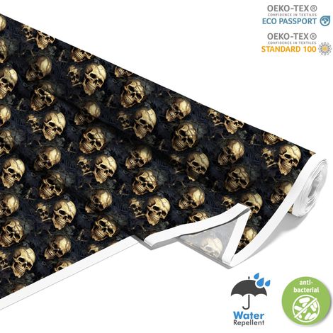 TESSUTI DECORATIVI PER ESTERNI OXFORD - Motivo Teschio I DX4348 (1/5)