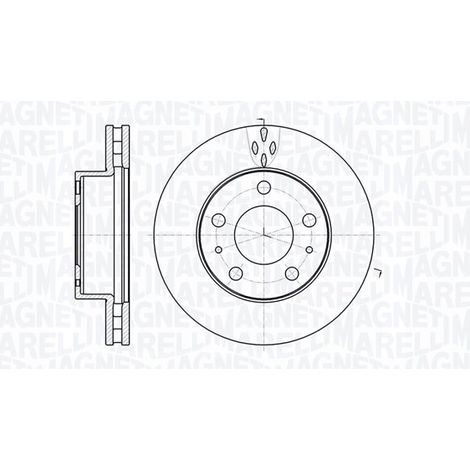 Disque à JAMBON MM MBD0538 magneti marelli