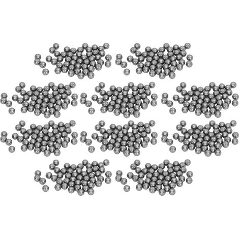 Billes en acier carbone 9mm - 500 pièces, billes solides de précision, roulements à billes robustes pour usage industriel et artisanal