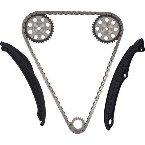 Kit de cadena de distribución, metal de alta calidad resistente a la corrosión, compatible con modelos específicos, ajuste exacto para equipo original, incluye todos los componentes, rigurosamente pro (1/5)