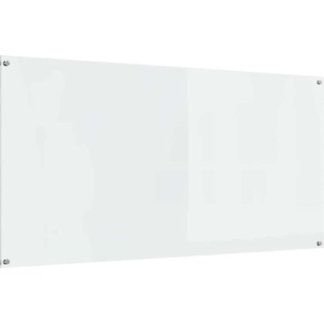 vidaXL Kitchen Backsplash Transparent 120 x 60 cm Tempered Glass