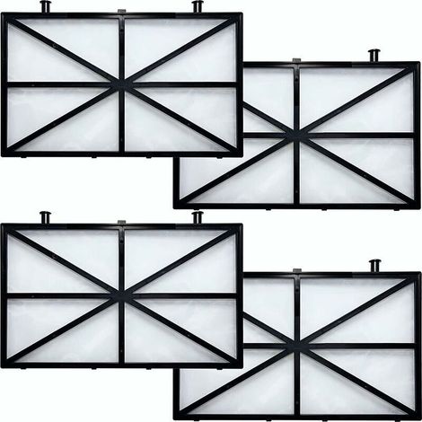 Fiitzn 9991433-R4 Lot de 4 cartouches filtrantes à ressort compatibles avec Dolphin M500, M200, M400, Wave 90, ve 65, Oasis Z5, Sigma, C3, C4, Nautilus CC Plus Robotic Pool Cleaners (1/4)