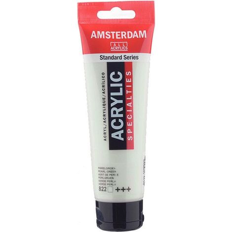 Peinture acrylique - AMSTERDAM - Amsterdam Acrilico Standard - 120 Ml - Vert - Haute résistance à la lumière (1/2)