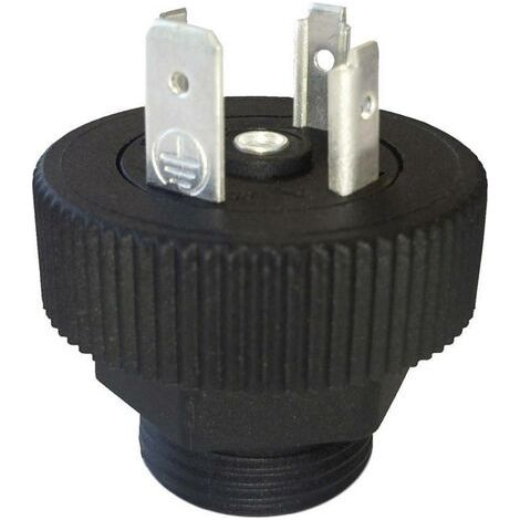 PRISE DAPPAREIL SÉRIE GMD HIRSCHMANN GSP 311 931 297-001-1 NOIR PÔLE:3 + PE 1 PC(S) (1/4)