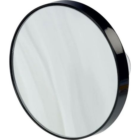Specchio ingranditore magnetico con ingrandimento 5x, Lineabeta collezione Speci art.56921 in resina verniciata nero 56921.22 (1/2)