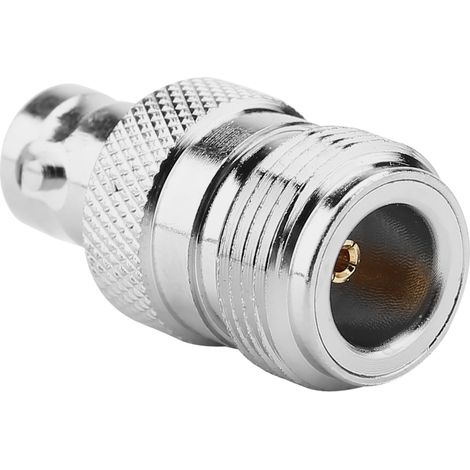 2-teiliger HF-Koaxialadapter, Typ N (weiblich) auf BNC (weiblich), Testkonverter (1/5)