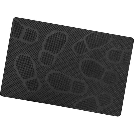 Zerbino Gomma Ingresso Raschiafango Dentato Robusto Antiscivolo 40x60 Cm 100% Made In Italy