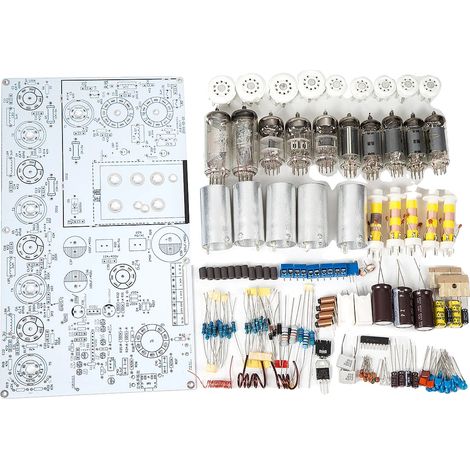 Kit sintonizador de FM, tecnología de tubo de vacío, corriente de 180 mA, filamento de 0-6,3 V, diseño compacto, montaje fácil. (1/5)