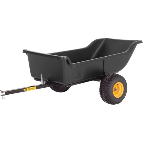 Brouette en plastique Polar remorque 623 litres  Noir  249x137x79 cm