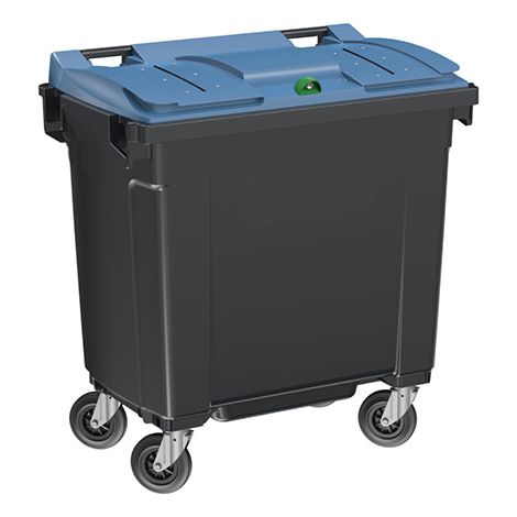 Müllcontainer 120 Liter für die Papiersortierung - Blauer Müllcontainer - 210044PC