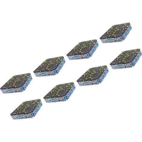 Tapis de course anti-vibrations multi-usages avec réduction du bruit pour tapis en bois dur, protection du sol, tapis d'entraînement multifonction (1/5)