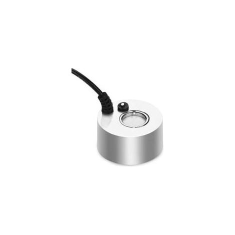 Fogger Brumisateur à ultrasons en métal 24 V Fogger pour Bassin, Aquarium, Jardin, Halloween Prise UE (Argent) (1/5)