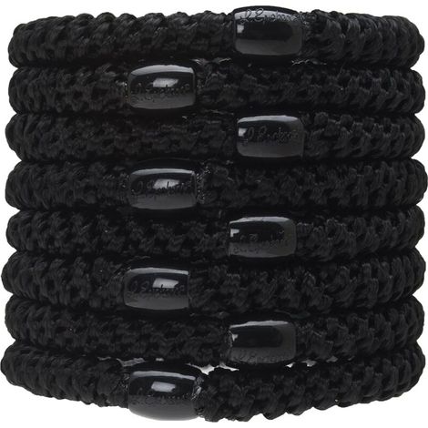 Schwarze Haargummis, 8er-Pack – Besonders sicherer und sanfter Halt (1/4)