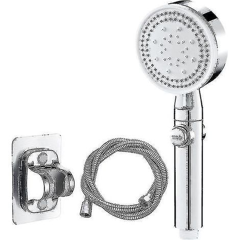 Pommeau de douche haute pression réglable à 5 modes - Argent (1/3)