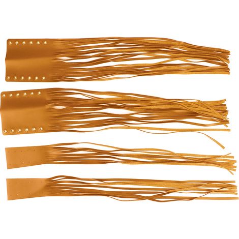 Poignées universelles franges pompons housse couvre levier frein embrayage moto 7/8 1 pouce compatible Yamaha Kaki (1/5)