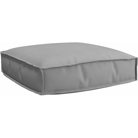 Cojín de palé para asiento Gris 60 x 60 x 12 cm Tela Oxford vidaXL (1/5)