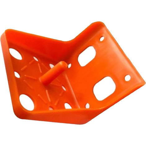 Porte-bloc de sel épais pour l'alimentation du bétail, boîte à lécher pour bovins, ovins et caprins (grand trou) (1/4)