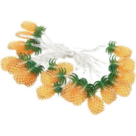Guirlande lumineuse - Ananas - Intérieur/Extérieur - 10 LED - Blanc chaud - 1,5m USB (1/4)