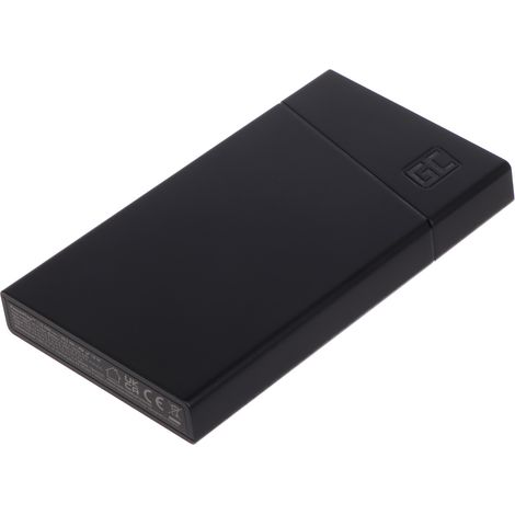 Batería externa POWERPLAY-10S-GC de 10000 mAh y 18 W (batería verde)