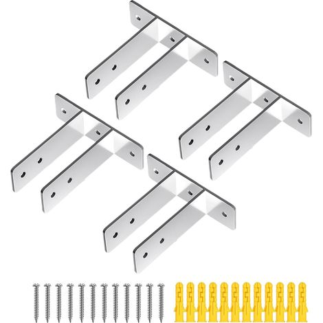 Staffa divisoria per orinatoio, set di accessori per bagno da 4 pezzi, montaggio a parete, per cabine WC, per responsabili della manutenzione, tecnici delle pulizie, ristoranti (1/5)