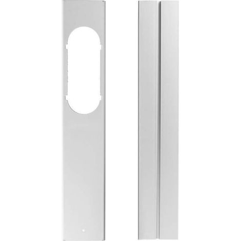 Kit Fenêtre Climatisation - Plaque PVC Réglable Pour Tuyau 15cm - Fenêtres Coulissantes Horizontales Et Verticales - 1 Pièce (1/5)